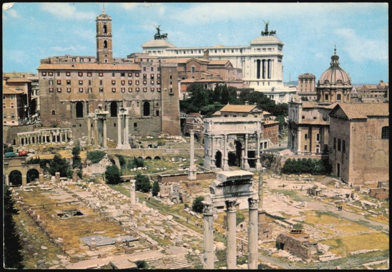 Roman Forum Panorama, Rome, Italy