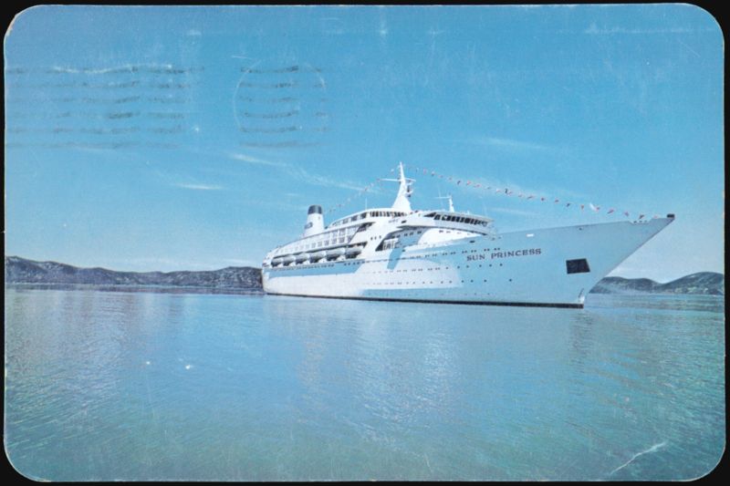 Sun Princess Cruise Ship at Sea Cruise Ships