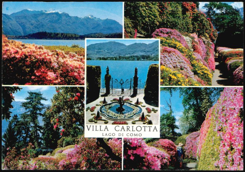Villa Carlotta Gardens and Fountain, Lake Como Tremezzo Italy