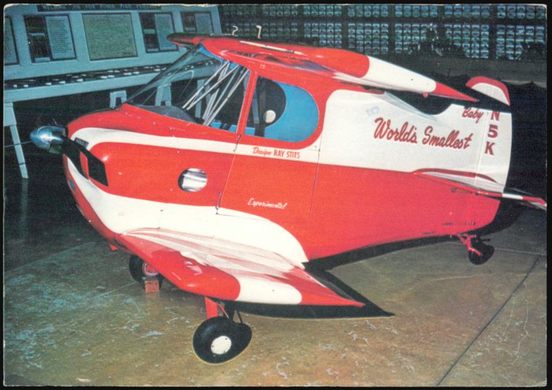 Ray Stits Sky Baby World's Smallest Airplane EAA Museum Oshkosh Wisconsin