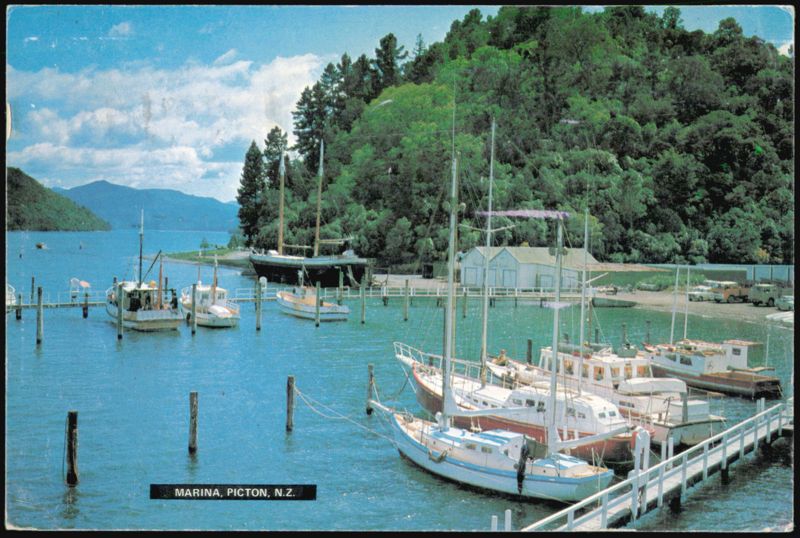Marina at Picton, New Zealand