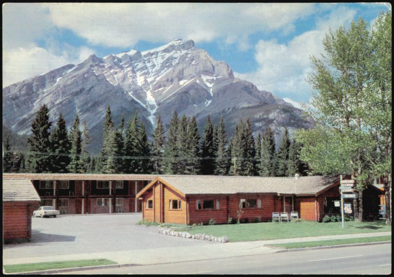 Charlton's Cedar Court Motel, Banff, Alberta AB Canada