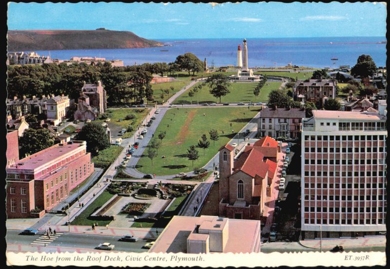 The Hoe from the Roof Deck, Civic Centre, Plymouth United Kingdom