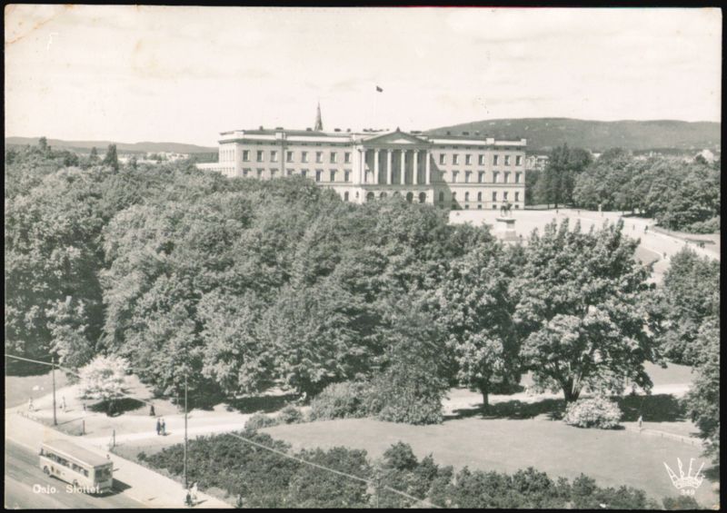 Slottet Royal Palace in Oslo, Norway