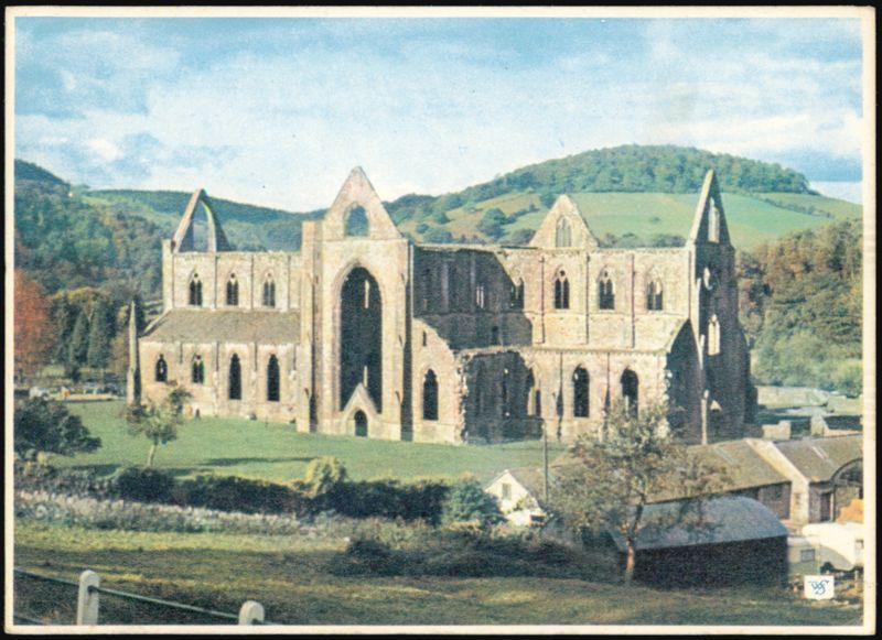 Tintern Abbey from the South, Wye Valley United Kingdom