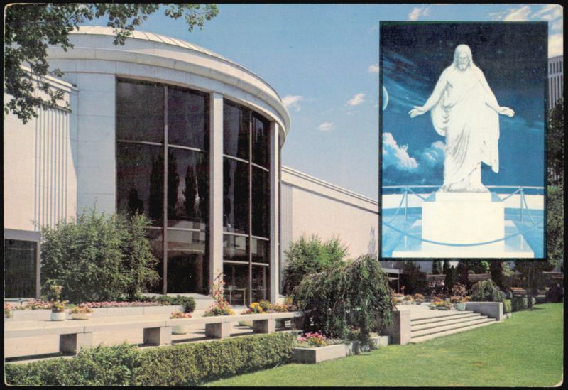 Visitors Center and The Christus Statue, Temple Square Salt Lake City Utah