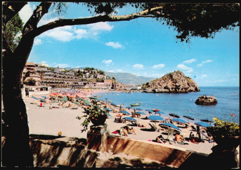 Baia di Mazzarò Beach, Taormina Mare, Sicily Italy
