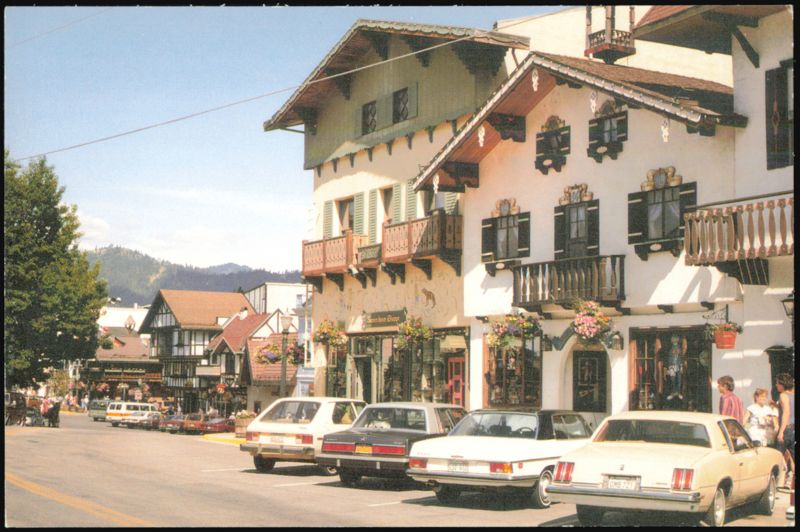 West Front Street, Bavarian Village, Leavenworth Washington