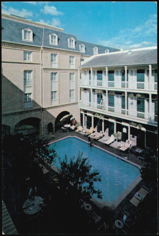 Sheraton-Chateau Le Moyne Hotel Courtyard and Pool New Orleans Louisiana