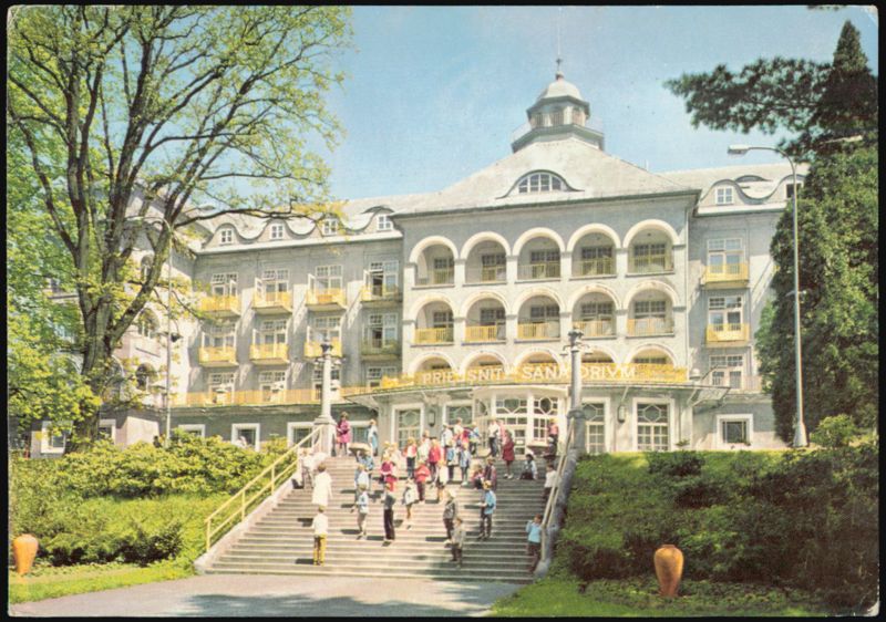 Priessnitz Sanatorium in Jesenik, Czech Republic Czechoslovakia
