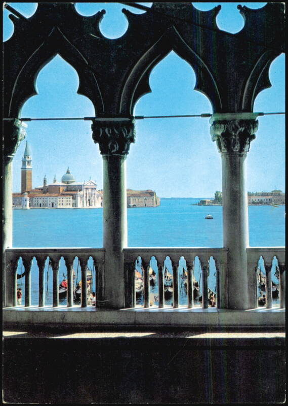 St. George Seen from the Foscara Loggia, Venice Italy