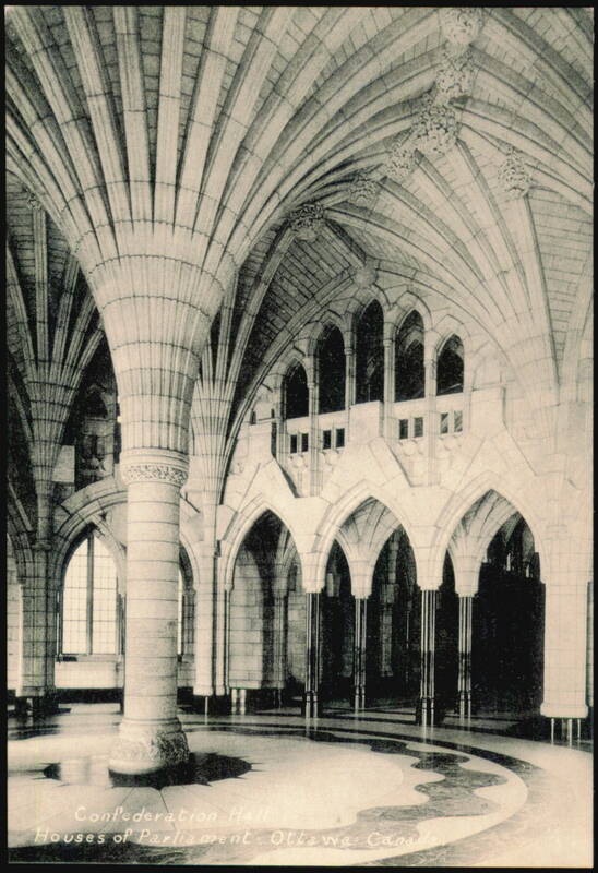 Confederation Hall, Houses of Parliament, Ottawa Canada