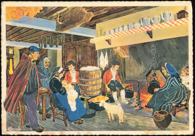 Interior Ossalois, Bearn-Bigorre Region, France Homwall