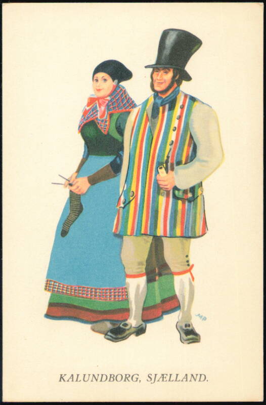 Traditional Folk Costume from Kalundborg, Sjaelland Denmark