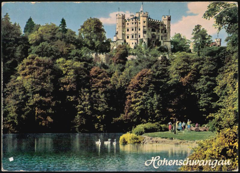Hohenschwangau Castle and Alpsee Lake Germany