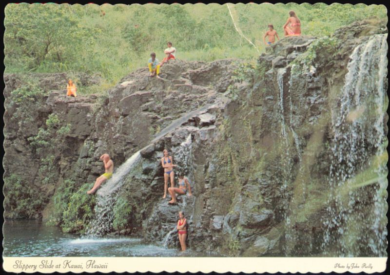 Slippery Slide at Kauai, Hawaii John Reilly