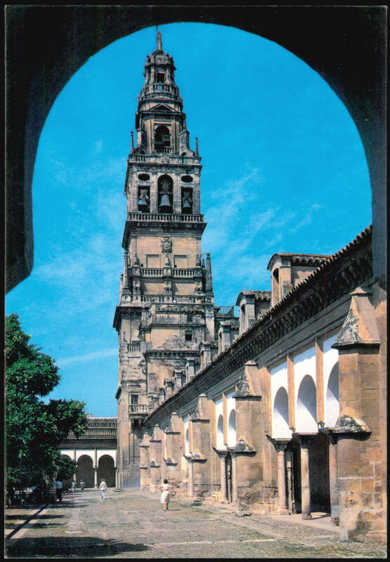 Patio de los Naranjos and Cathedral Tower, Cordoba Spain