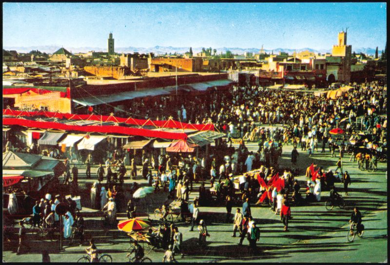 Place Jemaa el-Fna Market Square, Marrakech Morocco