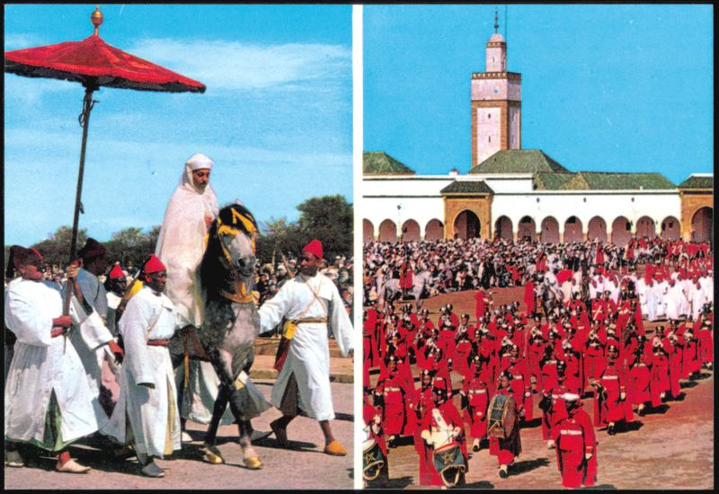 Hassan II in Procession to Friday Prayer, Rabat, Morocco