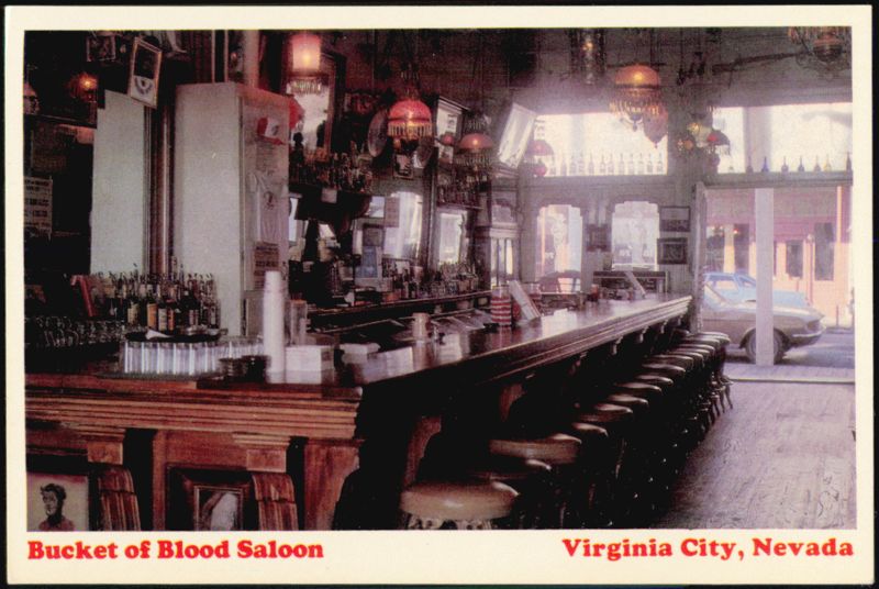 Bucket of Blood Saloon Interior, Virginia City, Nevada