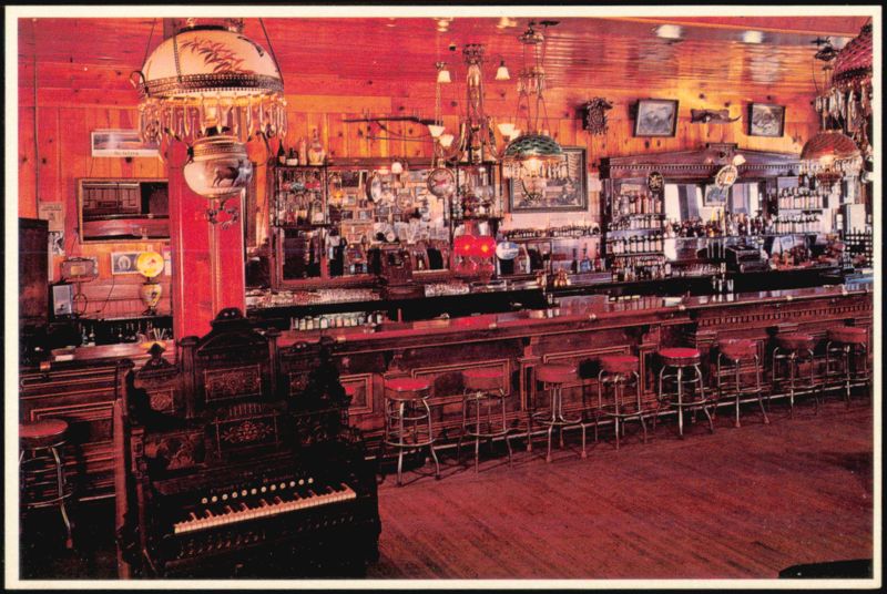 Interior of the Old Delta Saloon, Virginia City Nevada