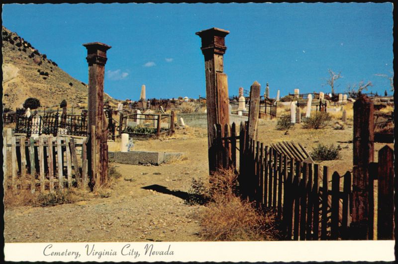 Cemetery, Virginia City, Nevada