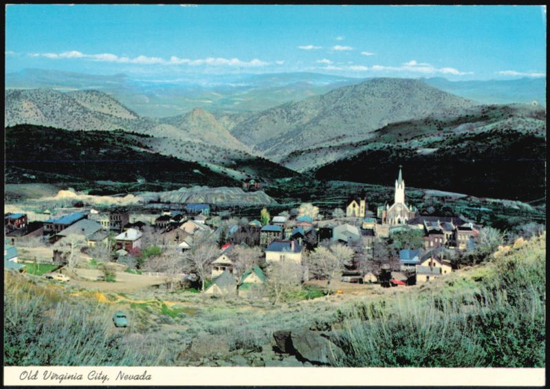 Old Virginia City, Nevada, Comstock Lode Mining Town