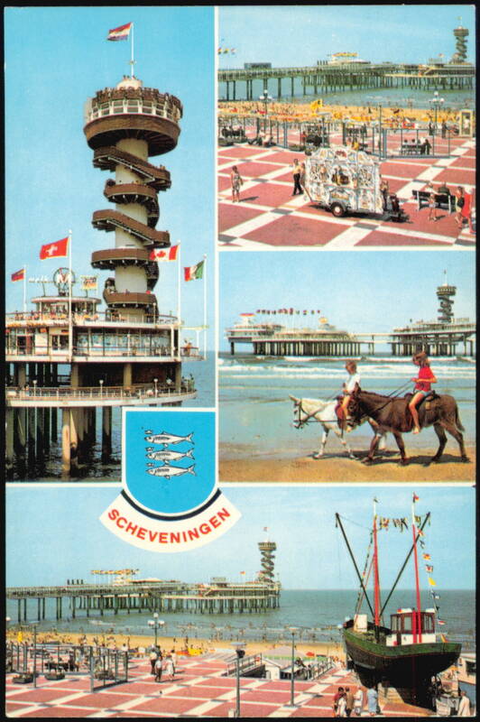 Scheveningen Pier and Beach Scenes, Netherlands
