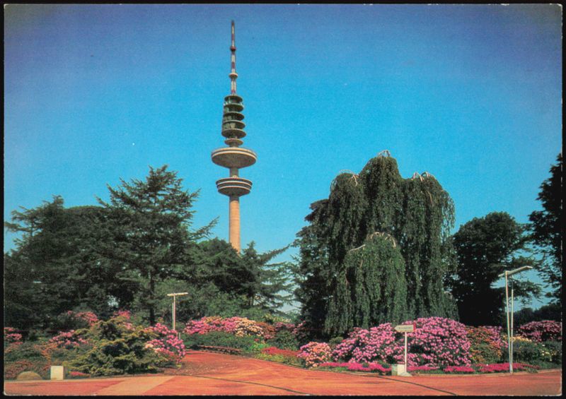 Heinrich-Hertz-Turm Telecommunications Tower in Hamburg Germany