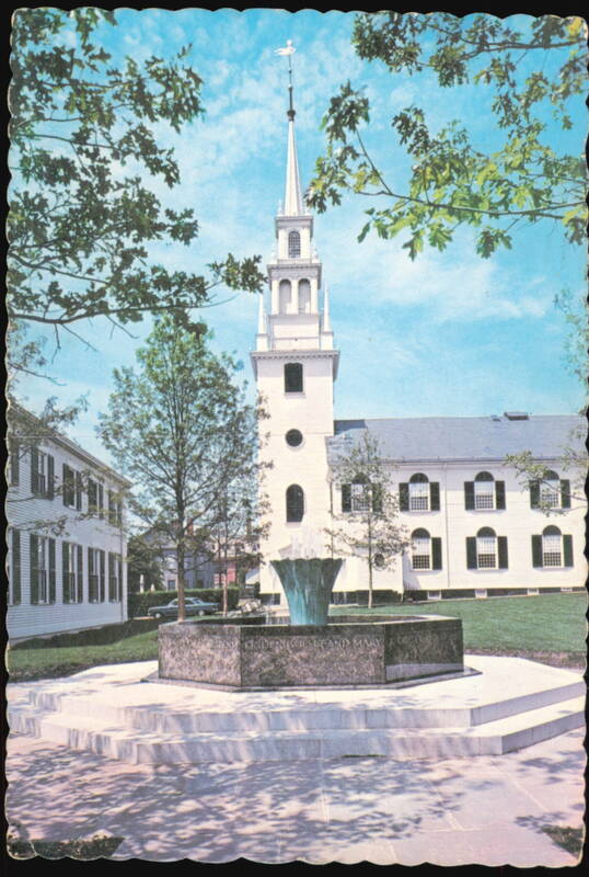 Trinity Church and Fountain, Newport, Rhode Island