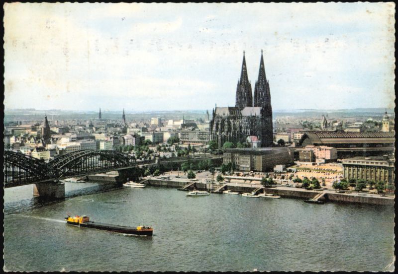 Hohenzollern Bridge and Cologne Cathedral, Germany