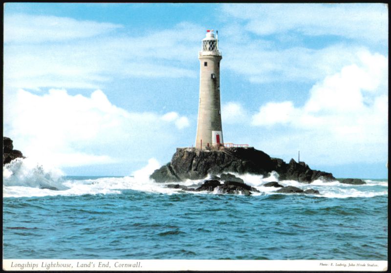 Longships Lighthouse, Land's End, Cornwall United Kingdom