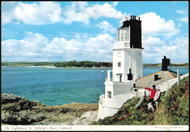 St. Anthony's Head Lighthouse, Roseland Peninsula, Cornwall United Kingdom