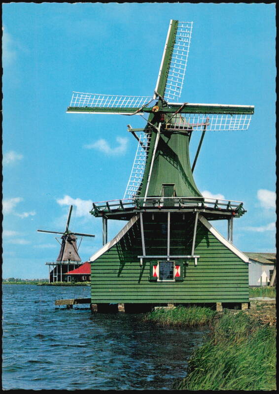 Specerijmolen De Huisman Windmill in Zaandam Netherlands