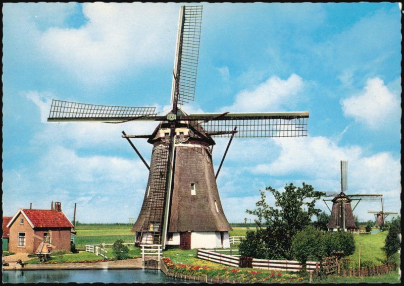 Dutch Windmill, Zevenhuizen, Netherlands, Anno 1730