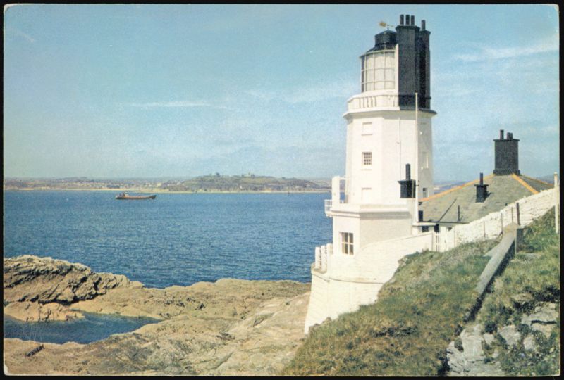 St. Anthony's Head Lighthouse, Roseland Peninsula, Cornwall United Kingdom