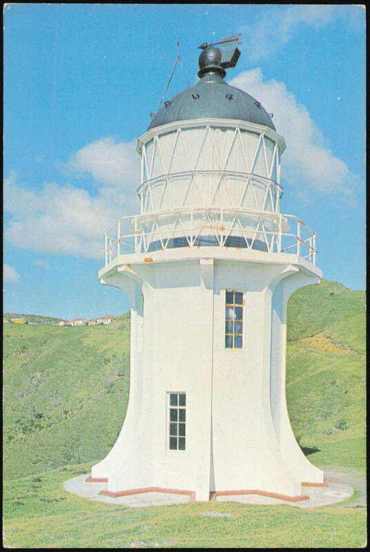 Cape Reinga Lighthouse and Staff Houses, Northland, N.Z. New Zealand