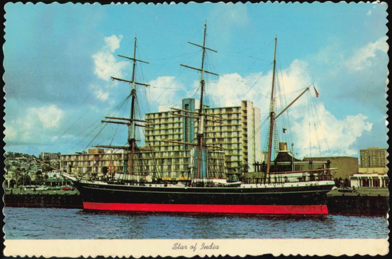 Star of India Sailing Ship, San Diego California F. D. Schmidt