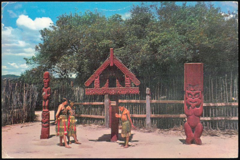 Maori Boy at Whakarewarewa Model Pa, Rotorua, New Zealand