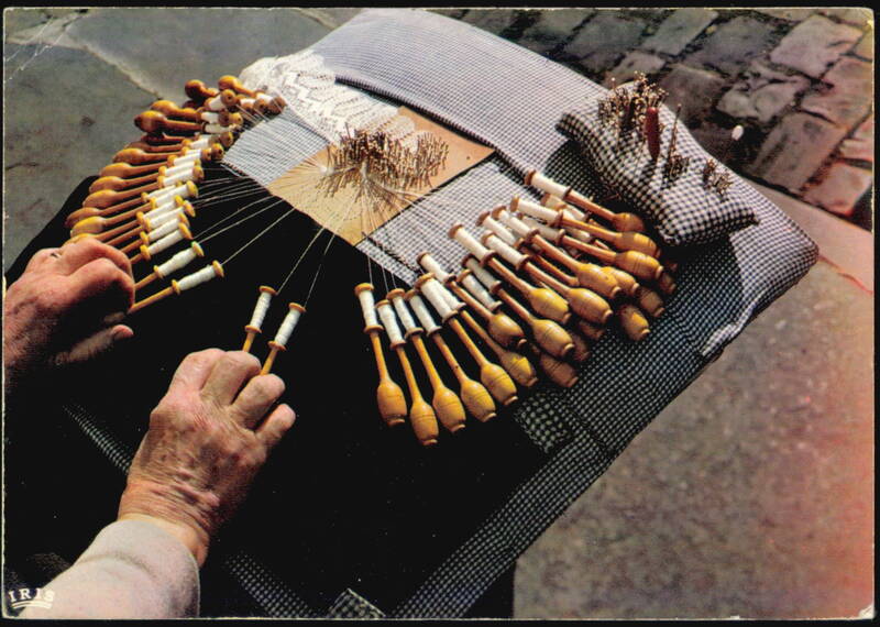 Lace-Maker Cushion, Brugge, Belgium Sewing