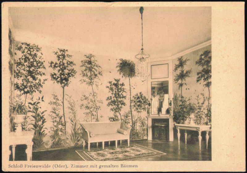 Schloss Freienwalde, Room with Painted Trees Bad Freienwalde Germany