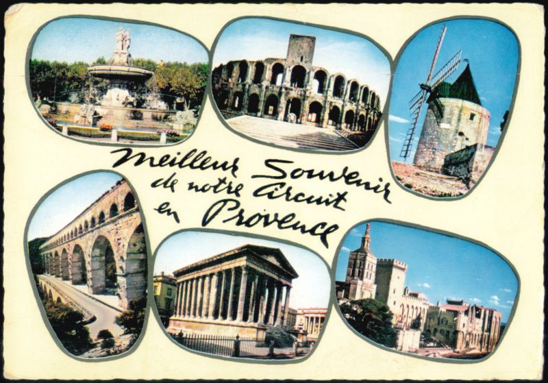Souvenir of Provence: Aix-en-Provence, Arles, Nimes, Avignon France