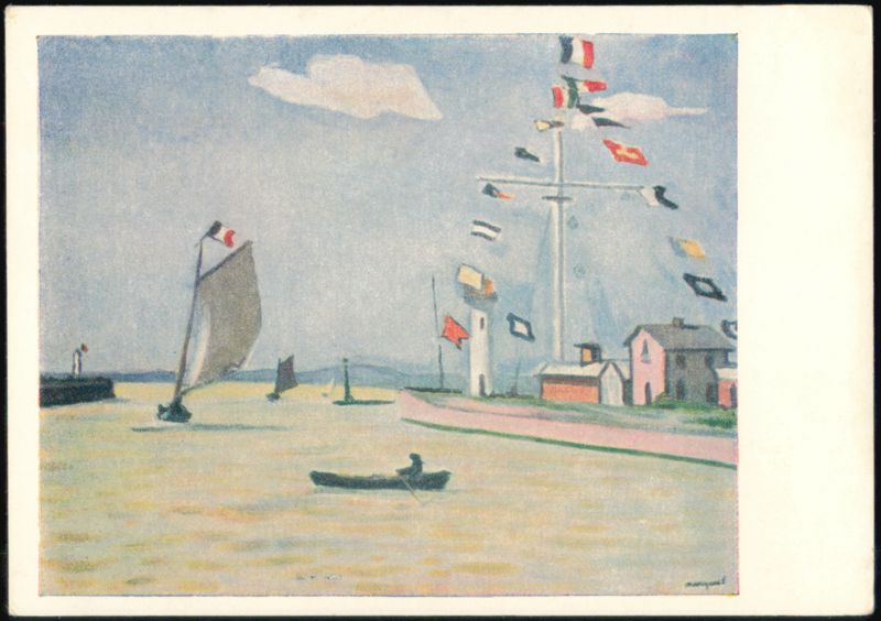 Port of Honfleur by Albert Marquet France Modern