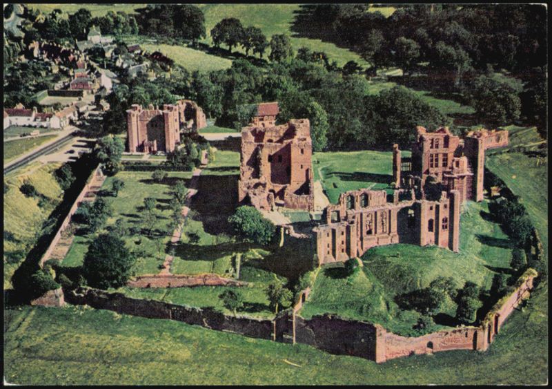 Kenilworth Castle Aerial View, Warwickshire United Kingdom