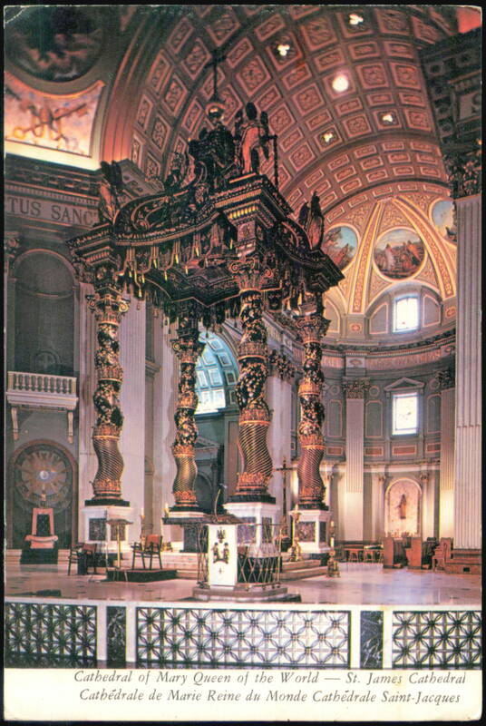 Main Altar, Cathedral of Mary Queen of the World, Montreal QC Canada
