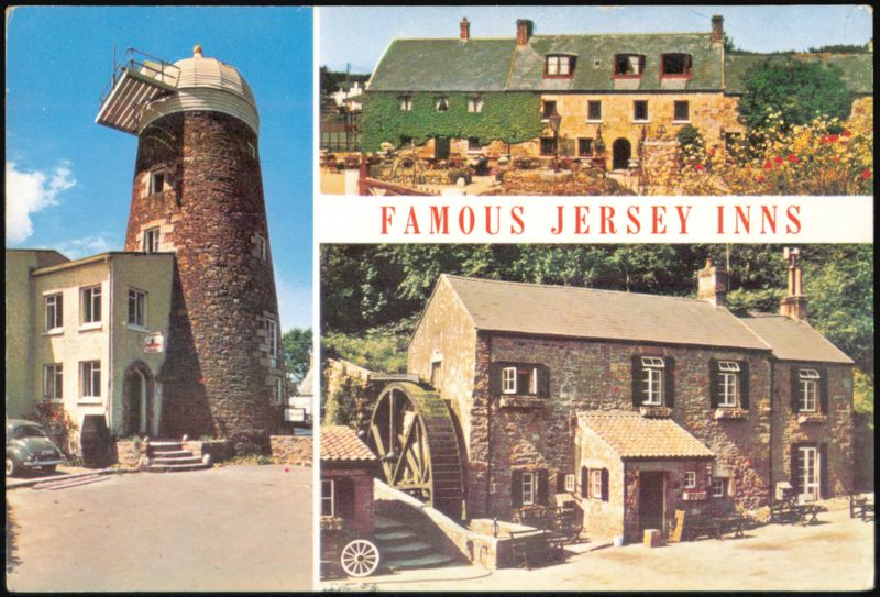 Famous Jersey Inns: Old Portelet, Le Moulin de Lecq, Windmill United Kingdom