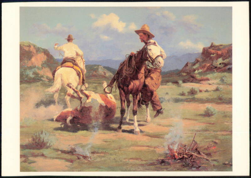 Branding by Frank Tenney Johnson, The Rockwell Museum