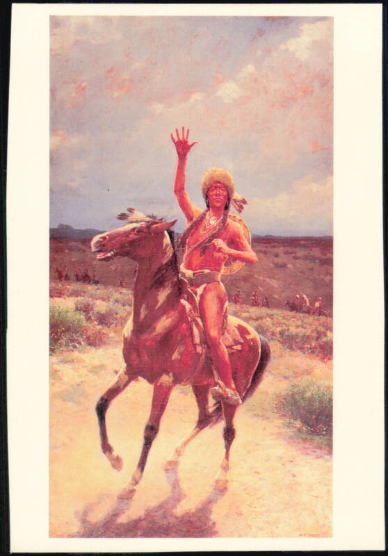 The Sign of Peace by Henry Farny, 1908 Native Americana