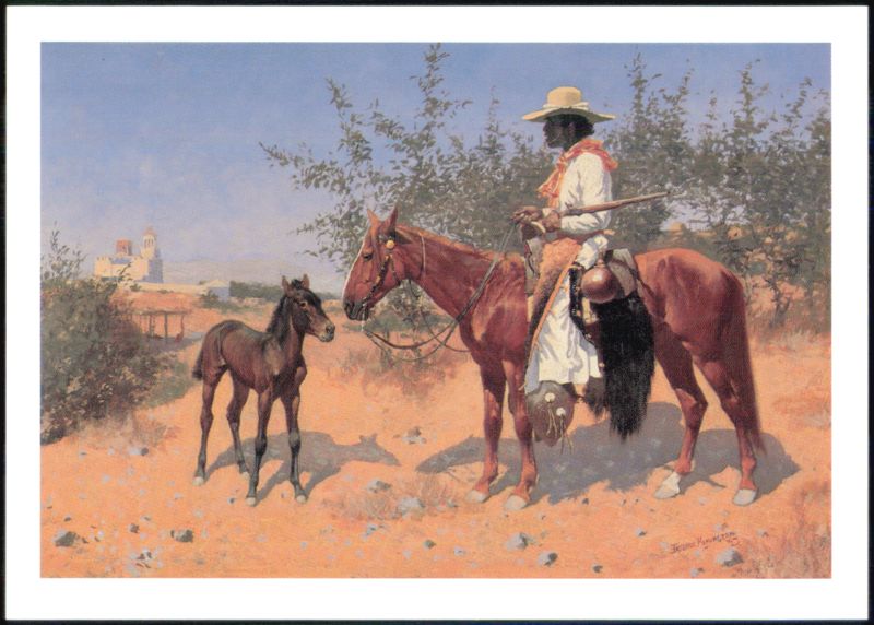 The Sentinel by Frederic Remington, Sid Richardson Collection Fort Worth Texas