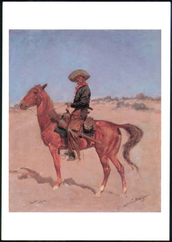 The Puncher by Frederic Remington, 1895 Western Art Fort Worth Texas